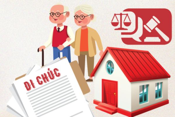 Di chúc và việc chia tài sản cho con riêng